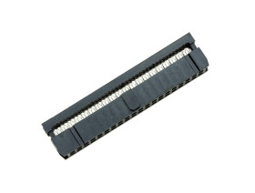 40-Pin Ribbon Cable Socket Connector - Black