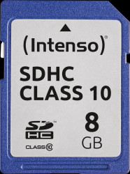 3411460 SDHC card, 8GB, Intenso Class 10