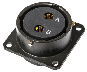 Złącze 2-pinowe Żeński Amphenol Limited Żeński Montaż w puszce MIL-DTL-26482 rozmiar 18