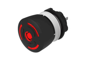 Stop switch, Ø 22.3 mm, Ø 32 mm, mushroo