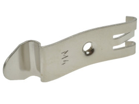 Uchwyt mocujący na szynie DIN TS35; FM 4/TS35 0687900000; 14mm; stal niklowana; Weidmuller; RoHS