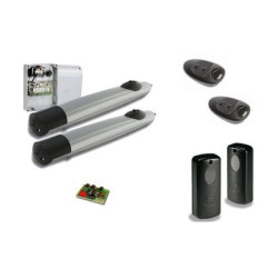 Zestaw do bram skrzydłowych AMICO EURO, 2 siłowniki, centrala ZF1N, pilot Space 2-kanałowy, fotokomórki, karta radiowa AMICOEURO