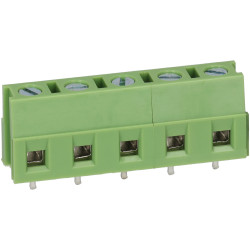 TruConnect 212955 5 Way 15A 300V Rising Clamp Terminal Block 7.5mm