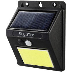 Sygonix SY-5626572 Solar Wall Light with motion detector 0.5 W White/Black