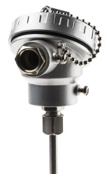 Czujnik RTD PT100 długość 200mm średnica 6mm +450°C żyły 4 Sonda