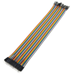 Przewody połączeniowe 30cm 40szt żeńsko-męskie