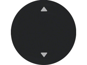 BERKER R.1/R.3 Klawisz nadrukiem symbolu "strzałki" czarny 16202005 HAGER
