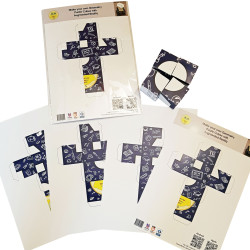 CleverBooks - Geometry - Augmented Reality DIY Shapes &amp; Blocks - Set of 4