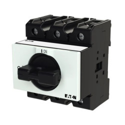 Rozłącznik ZAŁ-WYŁ, 3 bieg., 80A, montaż na szynę TH, pokrętło czarne bez możliwości blokady P3-80/IVS EP-400934