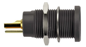 Gniazdo testowe Żeński Połączenie lutowane typ Złącze testowe Czerwony 10A Schutzinger rozmiar 4 mm