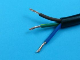 OMY-3x1,50 ŻO=H03VV-F CZARNY PRZEWÓD 300