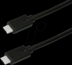 11449073 USB 3.2 cable, C plug to C plug, 100 W, 2.0 m