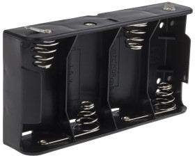 Uchwyt do baterii, x 4, maks. Ø 32.95mm, montaż w obudowie