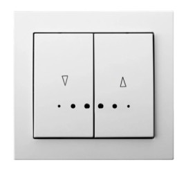 KIER Łącznik żaluzjowy z podświetleniem /z blokadą mechaniczną/ biały ŁP-7WBS/00