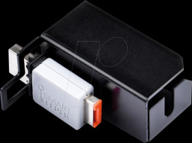 UM03OR Kabel Schloss, USB Typ A, 2-fach, orange