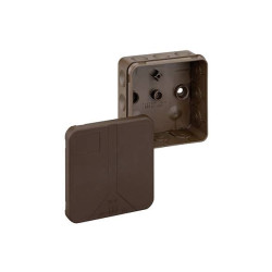 Spelsberg 34401201 Joint Box 85x85x37mm IP55 DIN EN 60670 brown