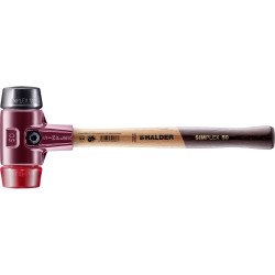 Halder 3026.050 SIMPLEX Soft-Face Hammer, Ergonomic, Durable, 1130g