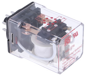 Przekaźnik monostabilny, DPDT, 115V ac, 2W, Wciskane, RS PRO