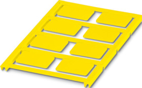PA device marker, (L x W) 17.6 x 27 mm, yellow, sheet with 8 pcs, 0825476