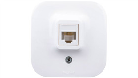 Forix Gniazdo Komputerowe Pojedyncze Rj45 Kat.5E Utp Białe 782424