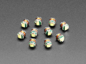 Adafruit Small Inductive Wireless LEDs - 10 Pack - White