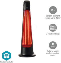 HTPA21BKW Wi-Fi patio heater, 1200 W