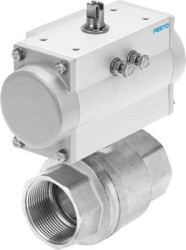 Jednostka zaworu kulowego FESTO VZBM-A-1"-RP-25-D-2-B2-PB20 8070246, 5.5 do 8 bar