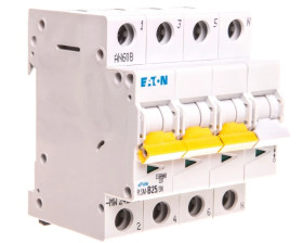 Wyłącznik nadprądowy 3P+N B 25A 10kA AC PLSM-B25/3N-MW 242519