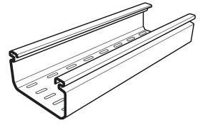 Korytko kablowe PVC szerokość: 75 mm głębokość: 50mm długość: 3m Cablofil International