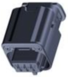 Socket, unequipped, 3 pole, straight, 1 row, blue, 1801179-2