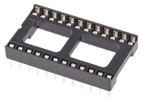 Podstawka DIL 2.54mm Pitch 15.24mm Row Spacing 24-pinowe, Przewlekany Formowany Pin, 1A ASSMANN WSW