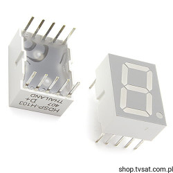 HDSP-H103 LED RED 7-SEGMENT THT HP