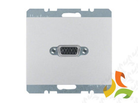 BERKER K.5 Gniazdo multimedialne VGA (zaciski śrubowe) aluminium 3315417003 HAGER