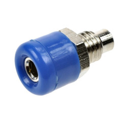 GNIAZDO BANAN 2mm NIEBIESKIE 24.107.5 15mm M5 10A 60V