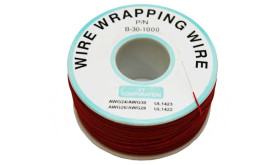 PRZEWÓD TYPU KYNAR CZERWONY ROLKA 200 METRÓW 30AWG Wire Wrapping