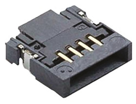 Złącze FPC 4-pinowe 0.5mm Montaż powierzchniowy Męski Amphenol Communications Solutions