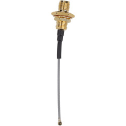 Siretta ASMGA005XC113S11 IP67 IPEX MHF4L SMA Female Front Mount 50mm 1.13 Cable