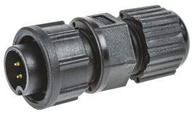 Złącze wielostykowe przemysłowe 4-pinowe, panelowe Wtyczka Amphenol Industrial