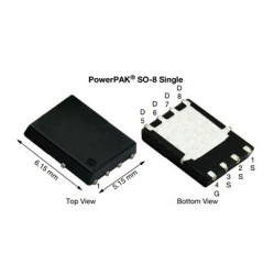 Pojedyncze tranzystory MOSFET Typ P-kanałowy -48.3 A PowerPAK -40 V Rozszerzenie 8-pinowy Do montażu na płytce