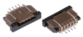 Złącze FPC 4-pinowe 1mm Montaż powierzchniowy Żeński Amphenol Communications Solutions