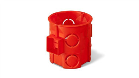 Puszka Podtynkowa 60Mm Głęboka Łączeniowa Czerwona Pk-60 0285-00/60Szt./