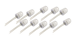 Opencircuit 10mm superbright leds wit - 10 stuks