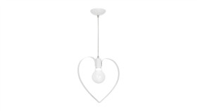 Lampa Wisząca Amore White 1Xe27