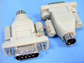 KOMPUTEROWE PRZEJŚCIE PS2 WTYK/DB9 WTYK