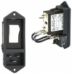 Złącze IEC IEC C20 Montaż na panelu Męski 20A Prosty liczba bezp None Szybkozłączne Schurter