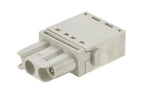 Moduł złączy dużej mocy 3-pinowe HARTING 40A Żeński Wciskane