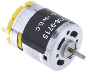 Silnik DC, 6 → 15 V., 770 ma, 5,75 W, 10668 obr./min, 58.8 gcm, RS PRO