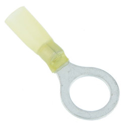 Yellow Heat Shrink 12mm Ring Terminal