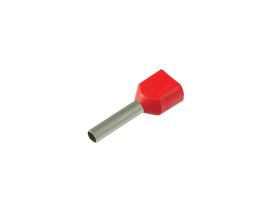 Konektor tulejkowy izolowany 2x1mm²/10mm (100szt.)