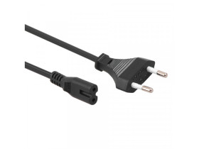 Kabel zasilający ósemka 2 pin Maclean, wtyk EU, 1.5m, MCTV-809